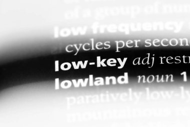 alt anahtar sözcük sözlüğe. düşük anahtar kavram.