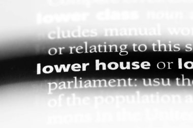 bir sözlüğü'ndeki alt house sözcüğü. alt ev kavramı.