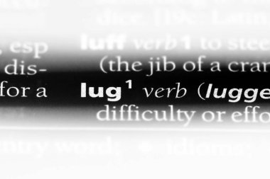 Lug Word'de bir sözlük. Lug kavramı.