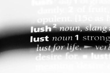 şehvet Word'de bir sözlük. şehvet kavramı.