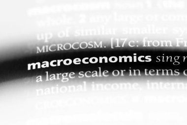 Makroekonomi Word'de bir sözlük. Makroekonomi kavramı.