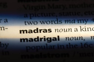 Çubuklu pamuklu kumaş Word'de bir sözlük. Çubuklu pamuklu kumaş kavramı.