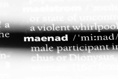 Baküs perisi Word'de bir sözlük. Baküs perisi kavramı.