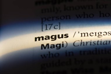 Büyücü Word'de bir sözlük. Büyücü kavramı.