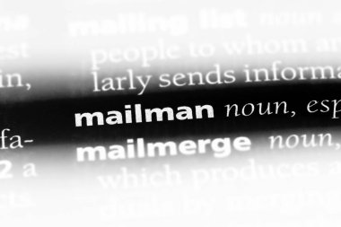 Postacı Word'de bir sözlük. Postacı kavramı.