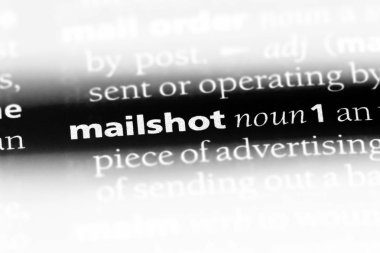 mailshot sözcük sözlüğe. mailshot kavramı.