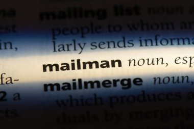 Postacı Word'de bir sözlük. Postacı kavramı.