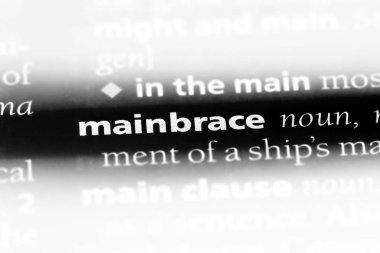 Mainbrace sözcük sözlüğe. Mainbrace kavramı.