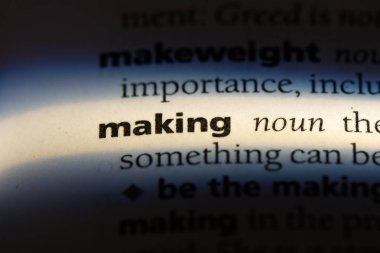 sözcük sözlükte yapma. kavram yapma.