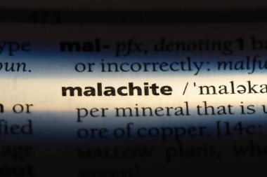 malakit Word'de bir sözlük. malakit kavramı.