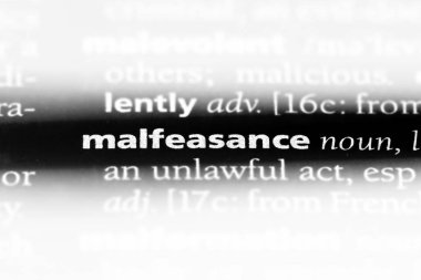 kötülük Word'de bir sözlük. kötülük kavramı.