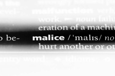 kötülük Word'de bir sözlük. kötülük kavramı.