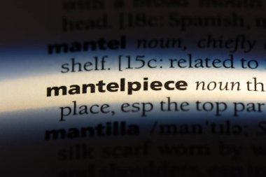 şöminenin Word'de bir sözlük. şöminenin kavramı.