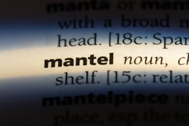 Şömine Word'de bir sözlük. Şömine kavramı.