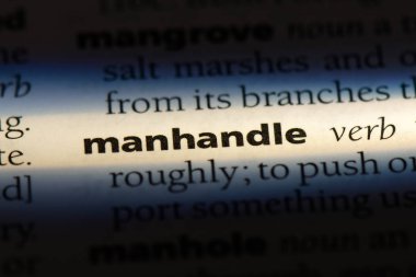 bir sözlüğü'ndeki sözcüğü tartaklamaya. kavram tartaklamaya.