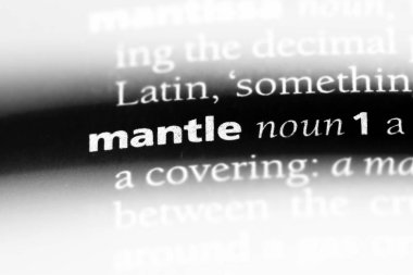 manto Word'de bir sözlük. manto kavramı.