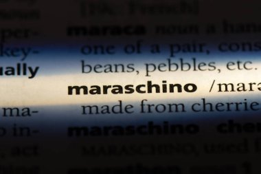 Kiraz likörü Word'de bir sözlük. Kiraz likörü kavramı.