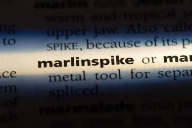 Marlinspike sözcük sözlüğe. Marlinspike kavramı.