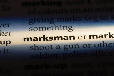 nişancı Word'de bir sözlük. nişancı kavramı.