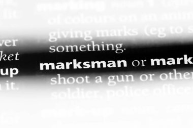 nişancı Word'de bir sözlük. nişancı kavramı.