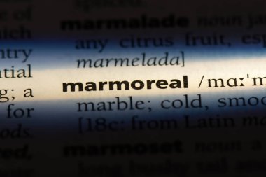 bir sözlükte mermer söz. mermer kavramı.