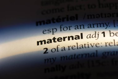 bir sözlüğü'ndeki anne sözcüğü. Anne kavramı.