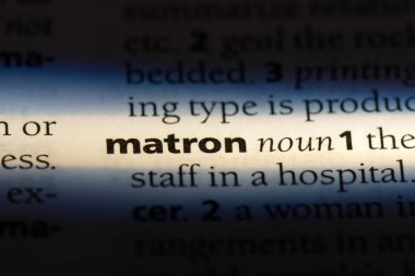 Başhemşire Word'de bir sözlük. Başhemşire kavramı.