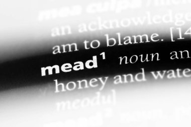 Mead Word'deki bir sözlük. Mead kavramı.