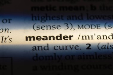 menderes Word'de bir sözlük. menderes kavramı.