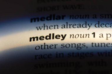 karışık Word'de bir sözlük. karışık kavramı.