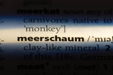 Lületaşı Word'de bir sözlük. Lületaşı kavramı.