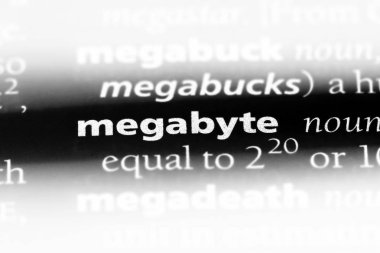 megabayt Word'de bir sözlük. megabayt kavramı.