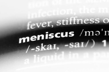 Menisküs Word'de bir sözlük. Menisküs kavramı.