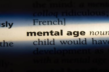 zeka yaşı Word'de bir sözlük. zeka yaşı kavramı.
