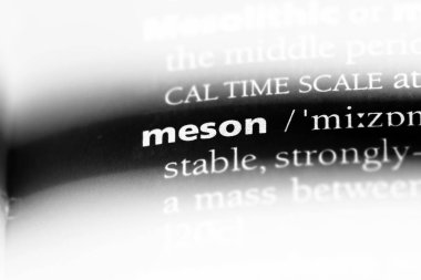 Meson Word'de bir sözlük. Meson kavramı.