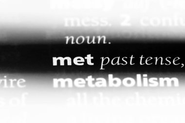 bir sözlüğü'ndeki sözcüğü bir araya geldi. met kavramı.