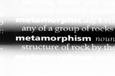 metamorfizma Word'de bir sözlük. metamorfizma kavramı.