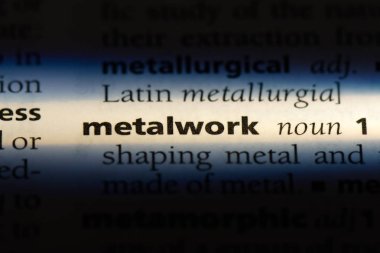 metal işleri Word'de bir sözlük. metal işleri kavramı.