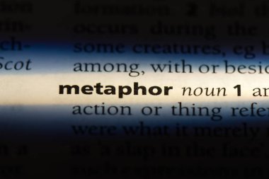 metafor Word'de bir sözlük. metafor kavramı.