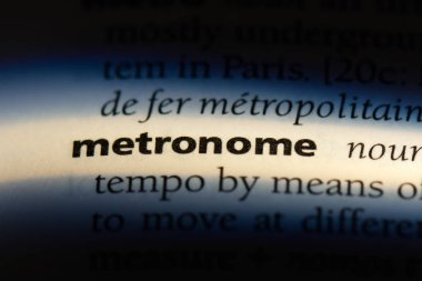 Metronom Word'de bir sözlük. Metronom kavramı.