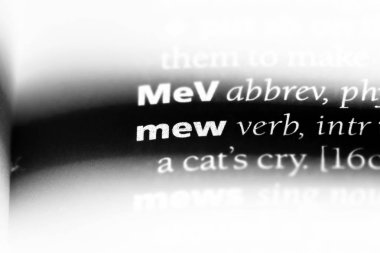 Mew Word'de bir sözlük. Mew kavramı.