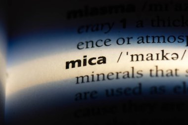 Mika Word'de bir sözlük. Mika kavramı.