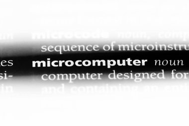 mikro bilgisayar Word'de bir sözlük. mikro bilgisayar kavramı.