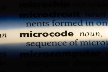 MicroCode Word'de bir sözlük. MicroCode kavramı.