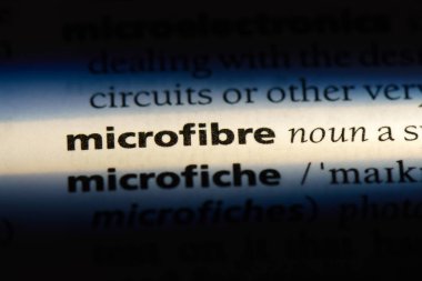 Mikrofiber Word'de bir sözlük. mikrolif kavramı.