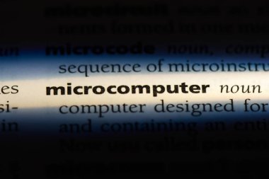mikro bilgisayar Word'de bir sözlük. mikro bilgisayar kavramı.
