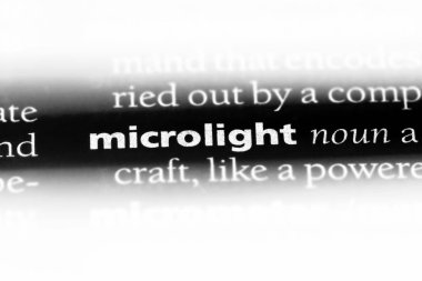 Microlight Word'de bir sözlük. Microlight kavramı.