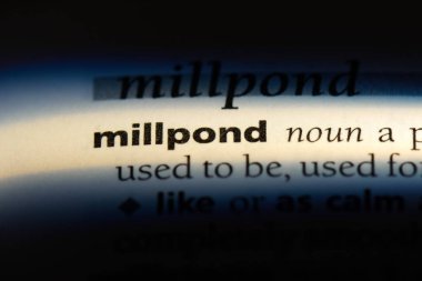 Millpond Word'de bir sözlük. Millpond kavramı.