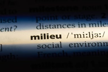 çevre Word'de bir sözlük. çevre kavramı.