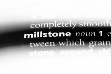 Millstone Word'de bir sözlük. Millstone kavramı.